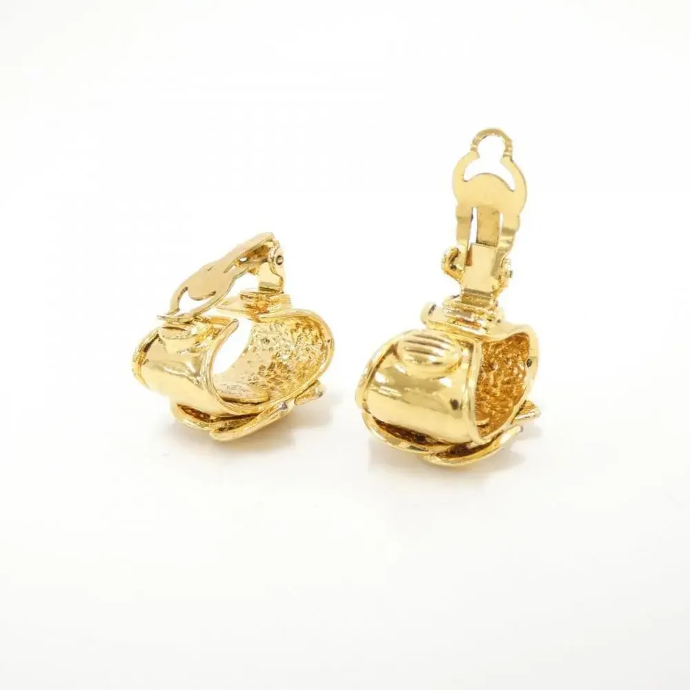 CHANEL Authentic Gold Earrings
